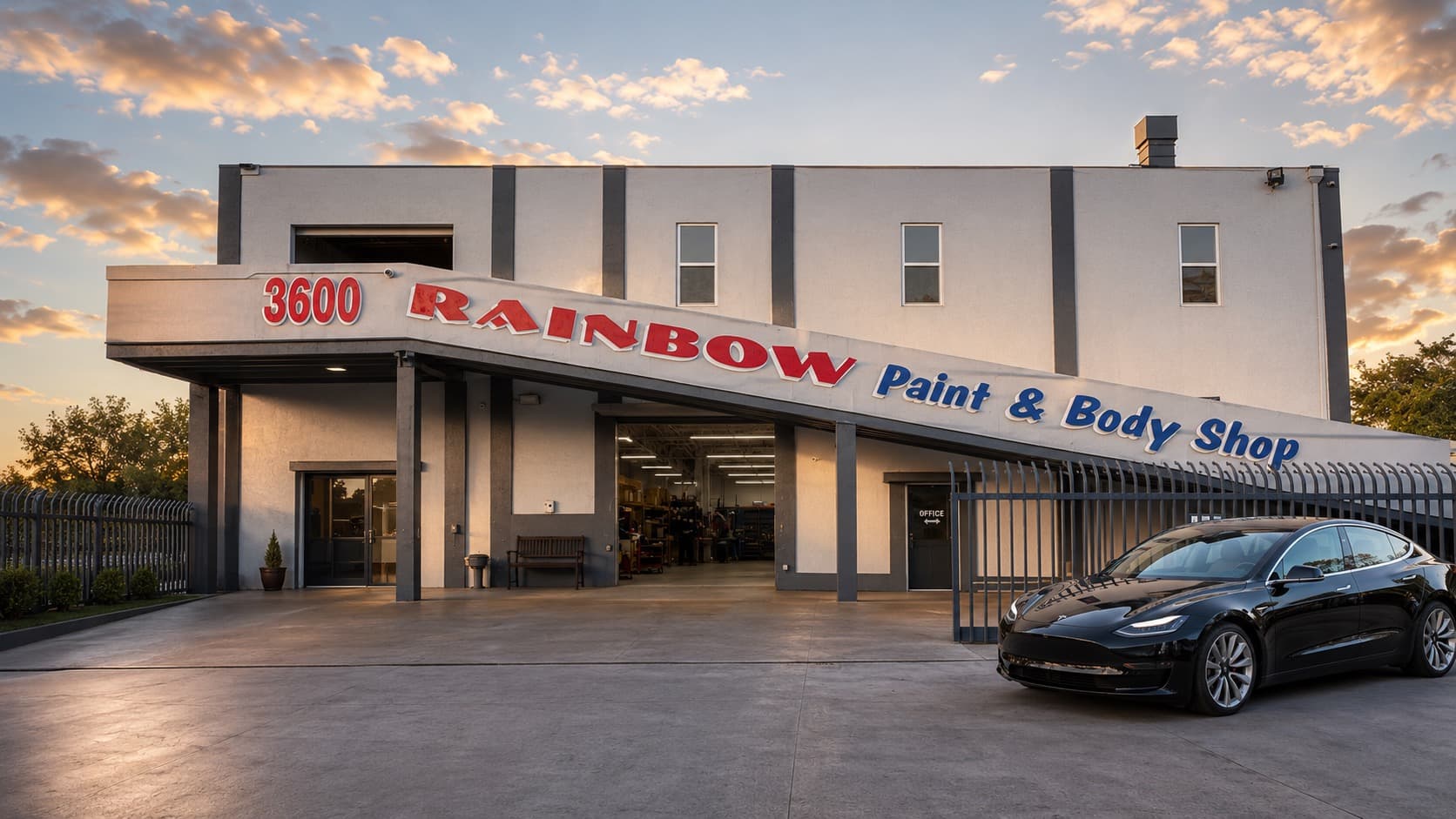 Rainbow Paint & Body Shop shop exterior
